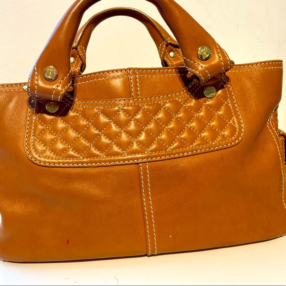 CELINE bag, Boogie Bag, tan leather , gold hardware. Authentic. Chanel vibes. - Picture 6 of 10